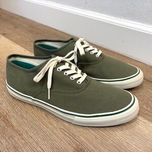Seavees Valcanized C8644 Founders Edition Yacht Green Mens Shoe Size 10
